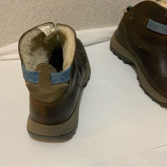 TIMBERLAND Waterproof Leather Brown Winter Hiking Sport Ankle Boots Women's Sz 7 - Picture 8 of 12